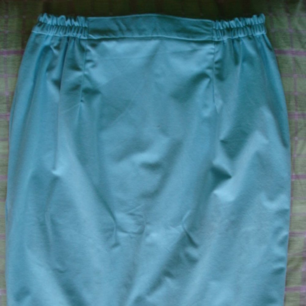 NEW 2PC SKY BLUE CUSTOM MADE SKIRT /COAT SET
